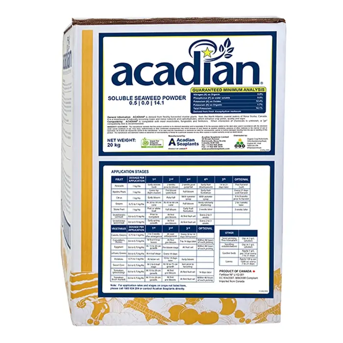 Acadian 100% Soluble Seaweed Extract product