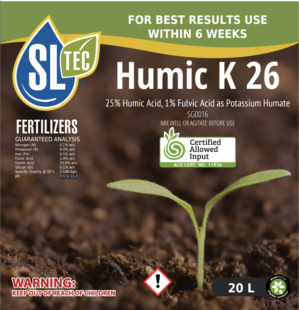 Humic K 26 product